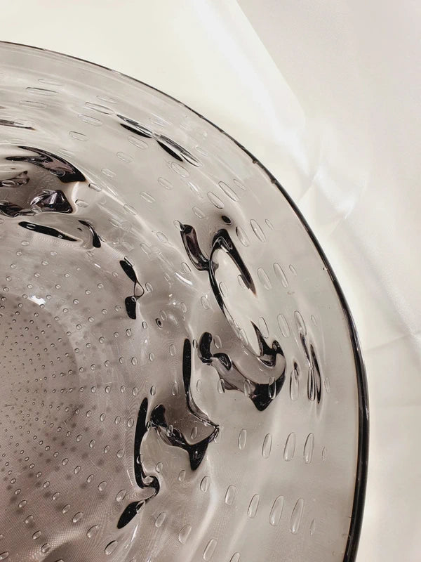 Coupe d'Art Murano Vintage – Verre Soufflé Bullicante 10kg (Années 60) - LVR