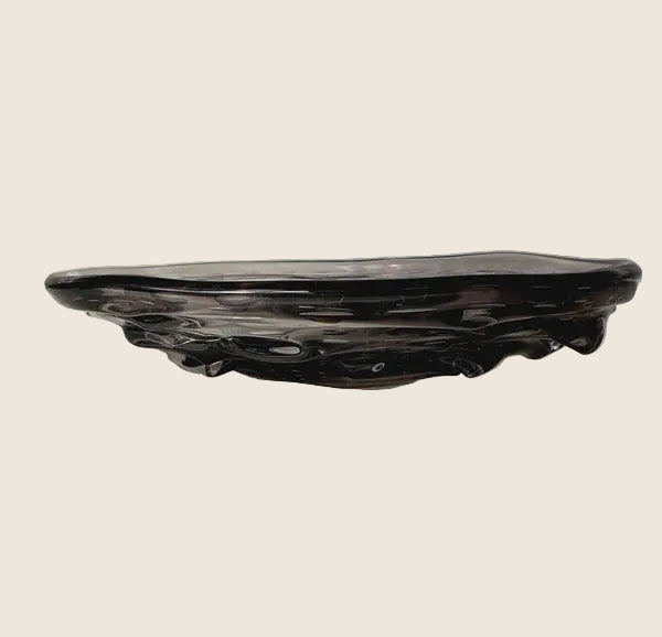 Coupe d'Art Murano Vintage – Verre Soufflé Bullicante 10kg (Années 60) - LVR
