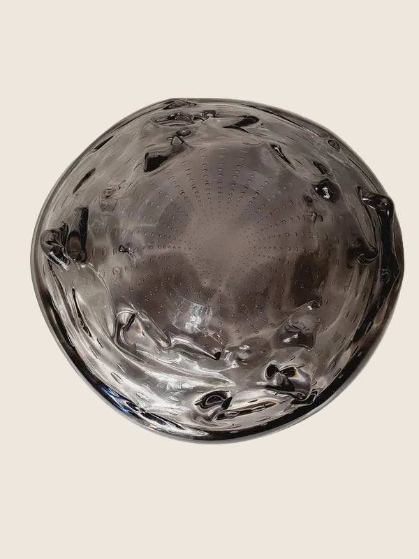 Coupe d'Art Murano Vintage – Verre Soufflé Bullicante 10kg (Années 60) - LVR