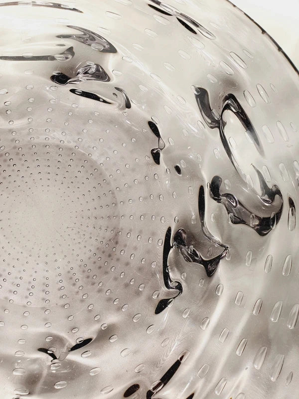 Coupe d'Art Murano Vintage – Verre Soufflé Bullicante 10kg (Années 60) - LVR