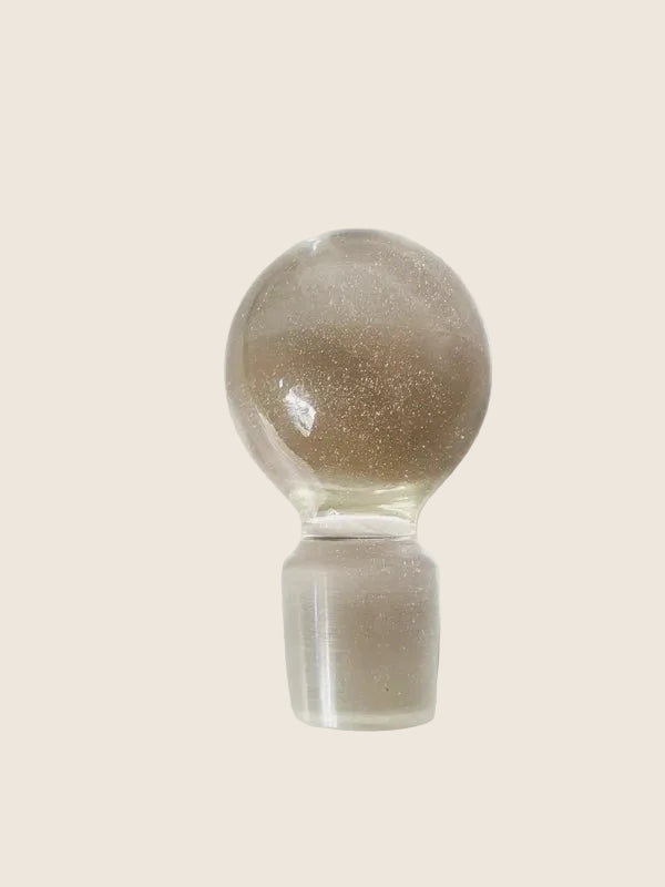 Carafe "Ice Glass" Craquelée : Sculpture de Verre Mid-Century (50-60's) - LVR