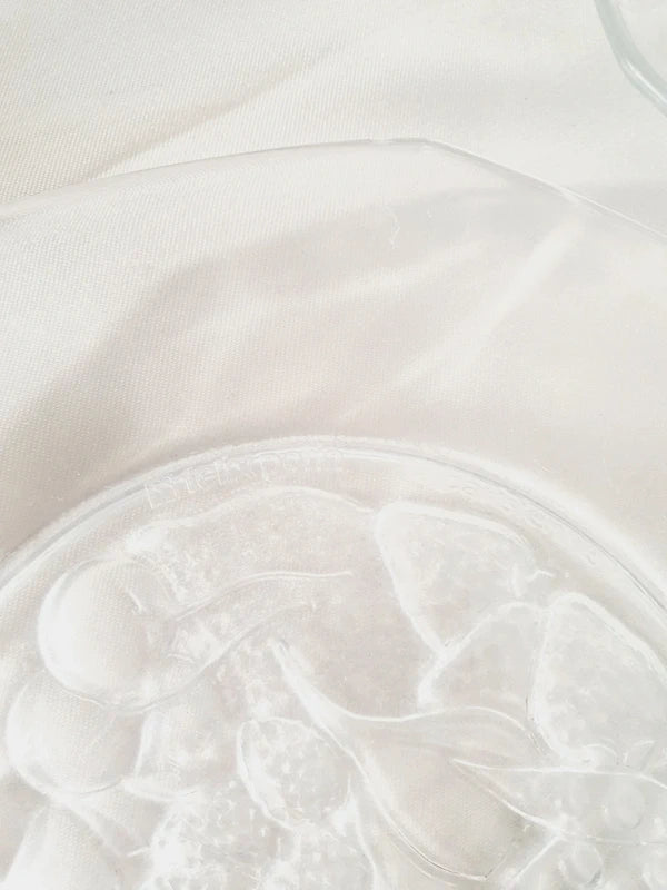 Assiettes Vintage Félix Potin "La Parisienne" - Verre Trempé Publicitaire Années 50-60 - LVR