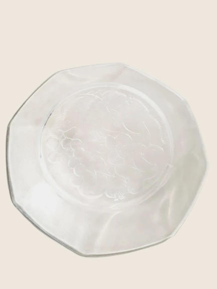 Assiettes Vintage Félix Potin "La Parisienne" - Verre Trempé Publicitaire Années 50-60 - LVR