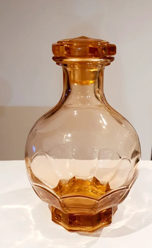 Carafe "Apricot Sunset" : La Douceur du Verre Rose-Orangé (60-70's) - LVR