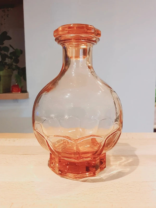 Carafe "Apricot Sunset" : La Douceur du Verre Rose-Orangé (60-70's) - LVR
