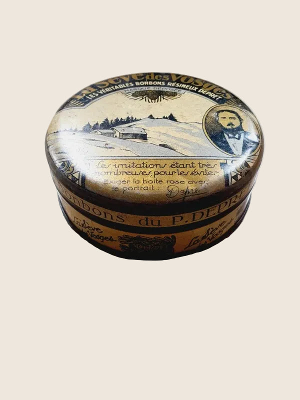 Boîte Antique "La Sève des Vosges" : Trésor de l'Herboristerie Depret (1910-1930) 🌲 - LVR