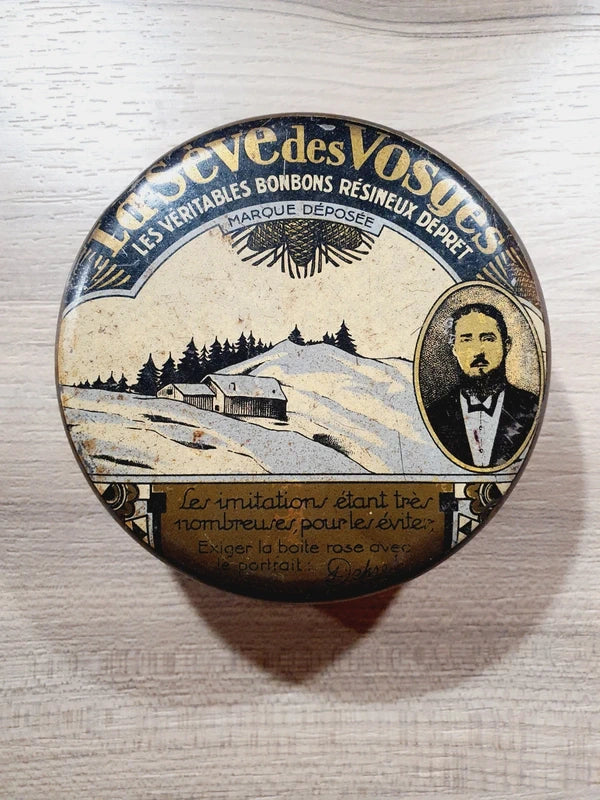Boîte Antique "La Sève des Vosges" : Trésor de l'Herboristerie Depret (1910-1930) 🌲 - LVR