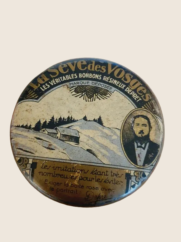 Boîte Antique "La Sève des Vosges" : Trésor de l'Herboristerie Depret (1910-1930) 🌲 - LVR