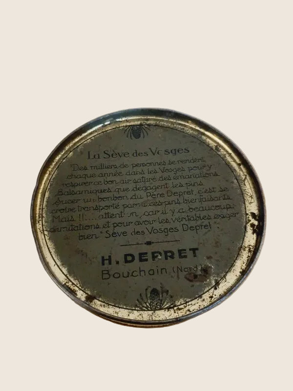 Boîte Antique "La Sève des Vosges" : Trésor de l'Herboristerie Depret (1910-1930) 🌲 - LVR