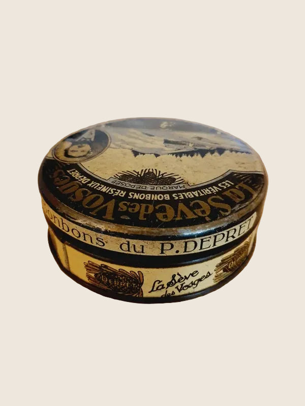 Boîte Antique "La Sève des Vosges" : Trésor de l'Herboristerie Depret (1910-1930) 🌲 - LVR