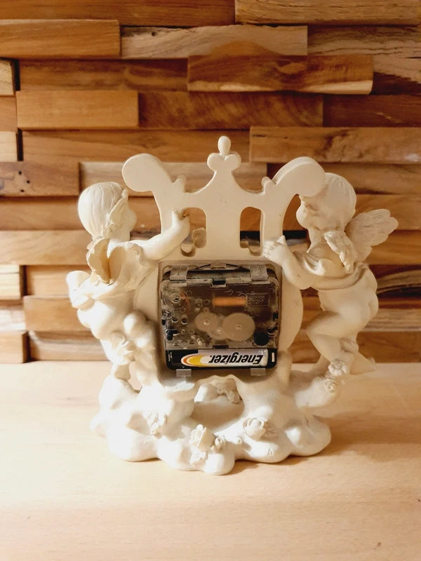 Pendulette "Chérubins Musiciens" : L'Esprit Louis XVI et Shabby Chic - LVR