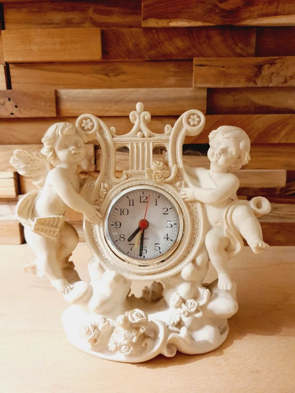 Pendulette "Chérubins Musiciens" : L'Esprit Louis XVI et Shabby Chic - LVR