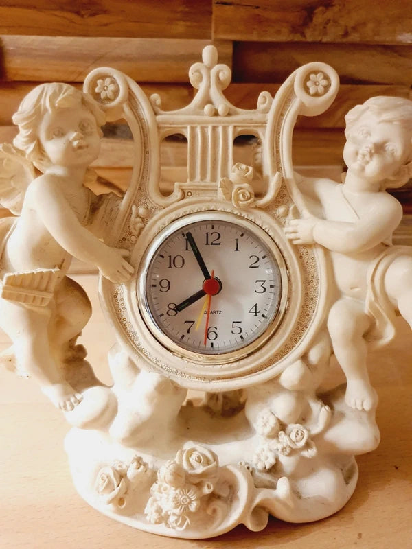 Pendulette "Chérubins Musiciens" : L'Esprit Louis XVI et Shabby Chic - LVR
