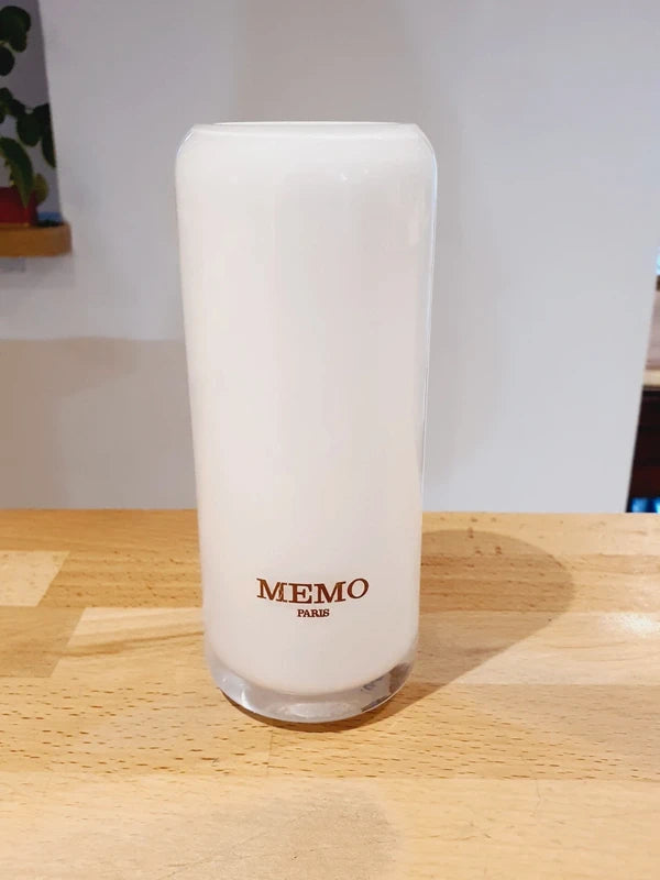 Vase Cylindre Blanc Memo Paris - Porcelaine Luxe - Décoration Minimaliste Haute Parfumerie - 16cm - LVR