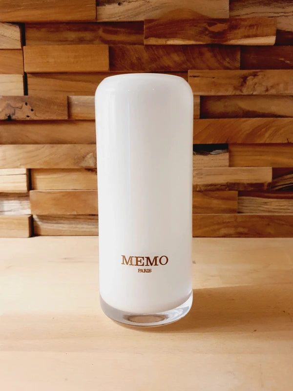 Vase Cylindre Blanc Memo Paris - Porcelaine Luxe - Décoration Minimaliste Haute Parfumerie - 16cm - LVR