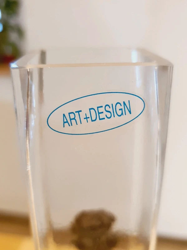 Soliflore Carré "Art + Design" : La Rose de Verre &amp; d'Étain (80-90's) 🌹 - LVR