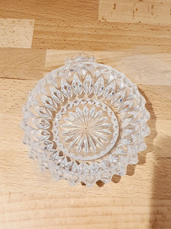 Coupelle Antique en Cristal Taillé Main : L'Éclat "Pointes de Diamant" - LVR