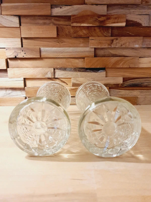 Duo de Vases "Pointes de Diamant" : Le Chic Étincelant (1920-1940) - LVR