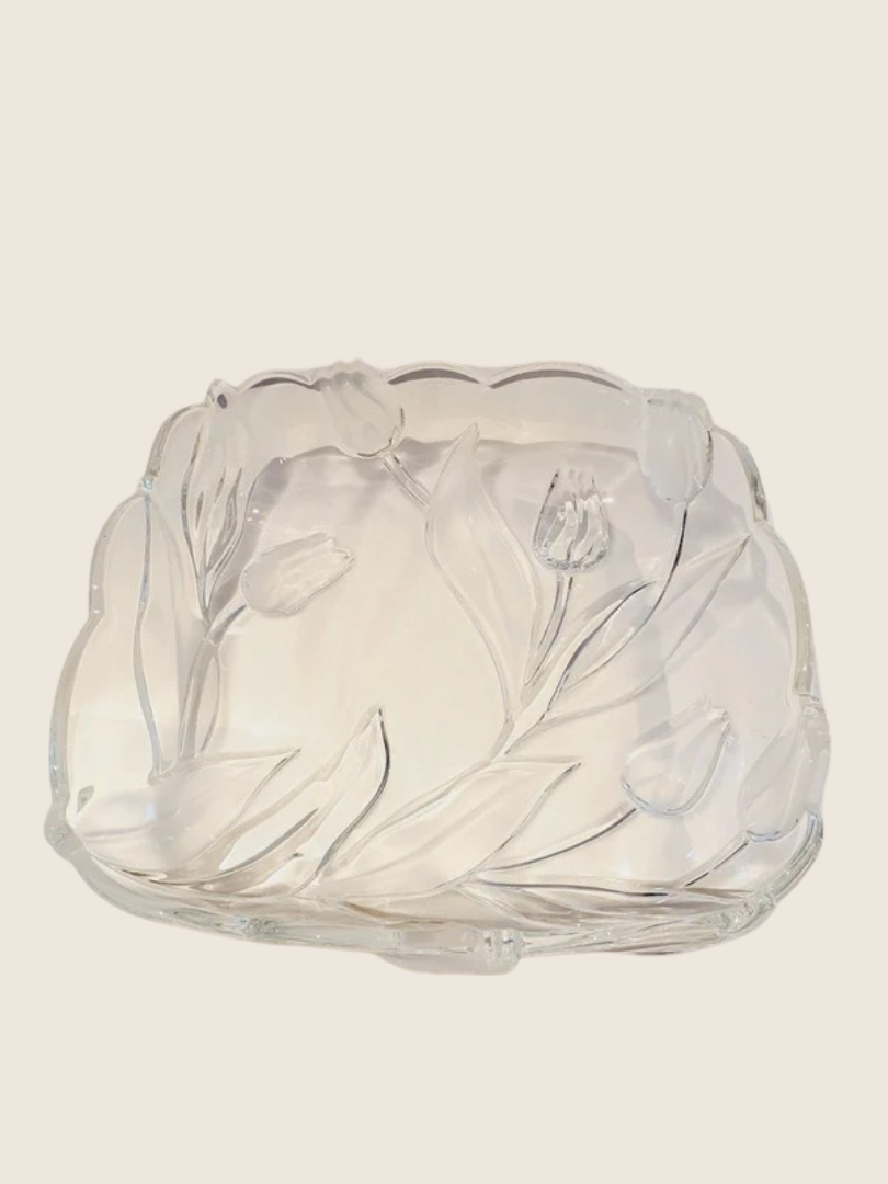 Plat Sculpter "Tulipe 3D" Walther Glas : Le Chic Allemand (70-80's) "Tulipe 3D" Walther Glas : Le Chic Allemand (70-80's) - LVR