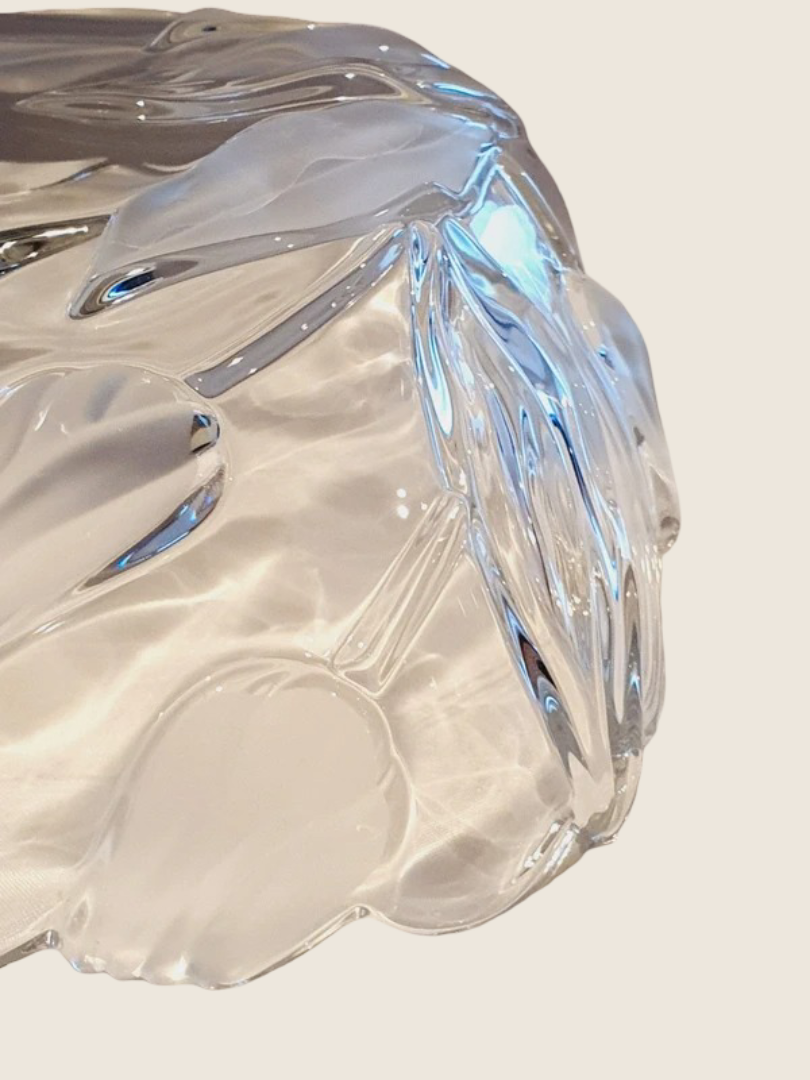 Plat Sculpter "Tulipe 3D" Walther Glas : Le Chic Allemand (70-80's) "Tulipe 3D" Walther Glas : Le Chic Allemand (70-80's) - LVR