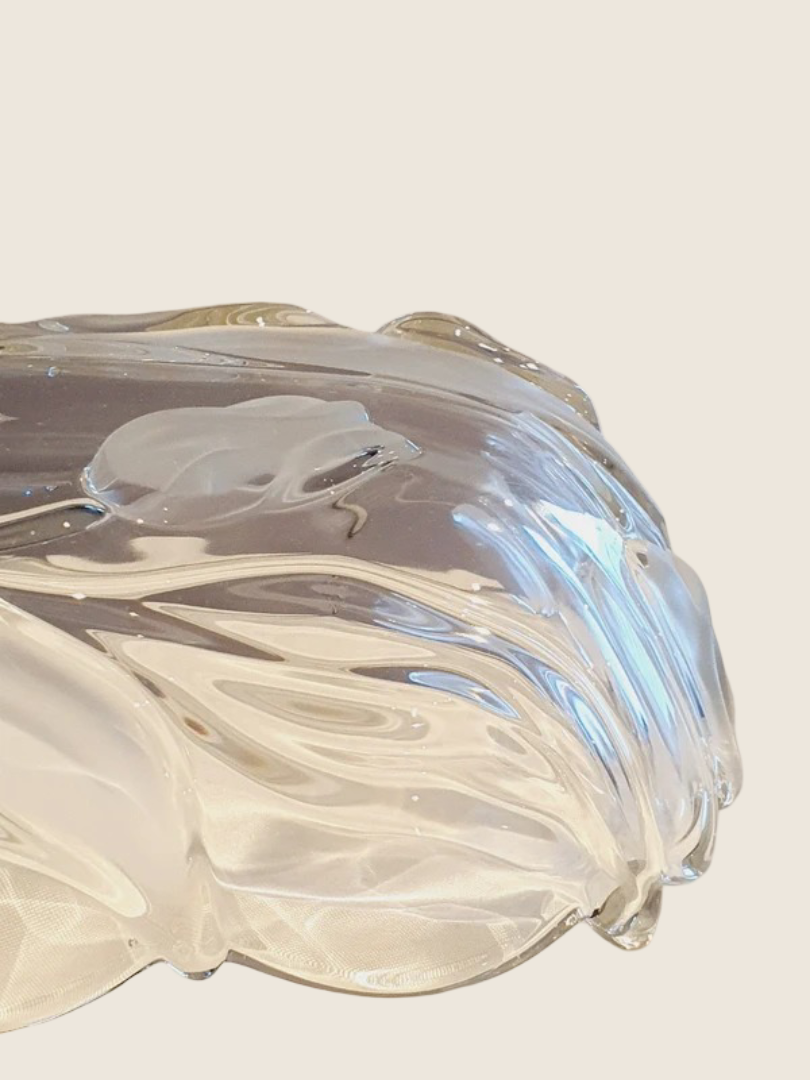 Plat Sculpter "Tulipe 3D" Walther Glas : Le Chic Allemand (70-80's) "Tulipe 3D" Walther Glas : Le Chic Allemand (70-80's) - LVR