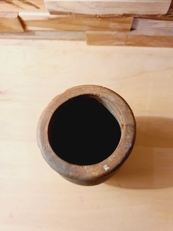 Petit Vase en Grès Artisanal : Beauté Brute & Wabi-Sabi (Années 60-70) - LVR