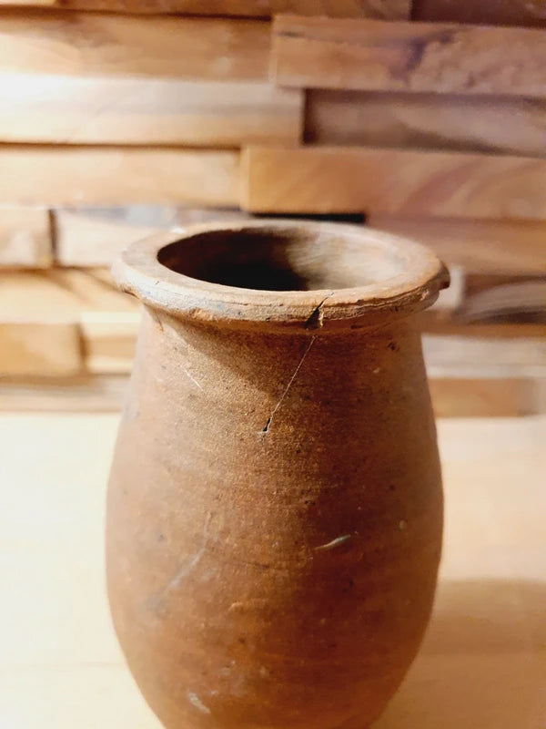 Petit Vase en Grès Artisanal : Beauté Brute & Wabi-Sabi (Années 60-70) - LVR