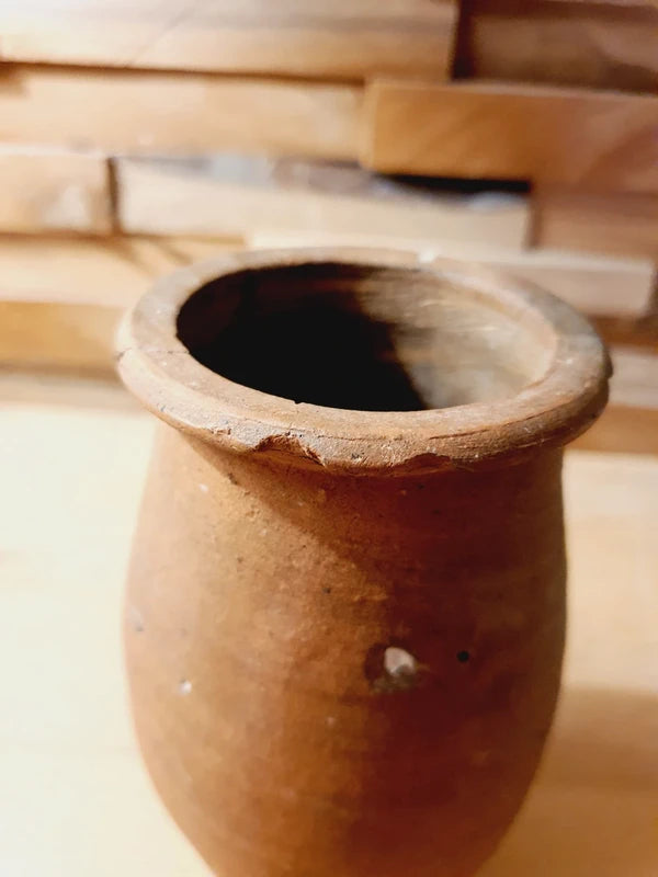 Petit Vase en Grès Artisanal : Beauté Brute & Wabi-Sabi (Années 60-70) - LVR