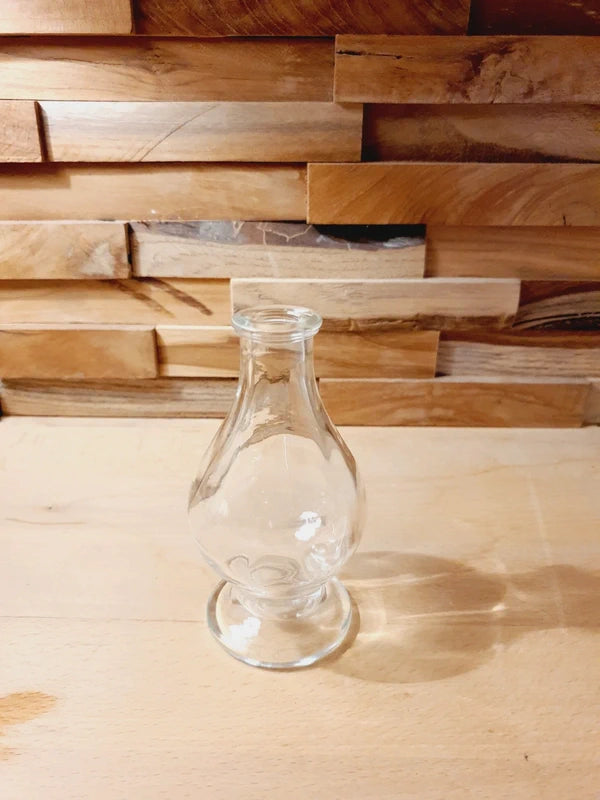 Fiole Apothicaire Verre SHD - Bouchon Rodé Émeri - Pharmacie Années 50/60 - 17cm - LVR