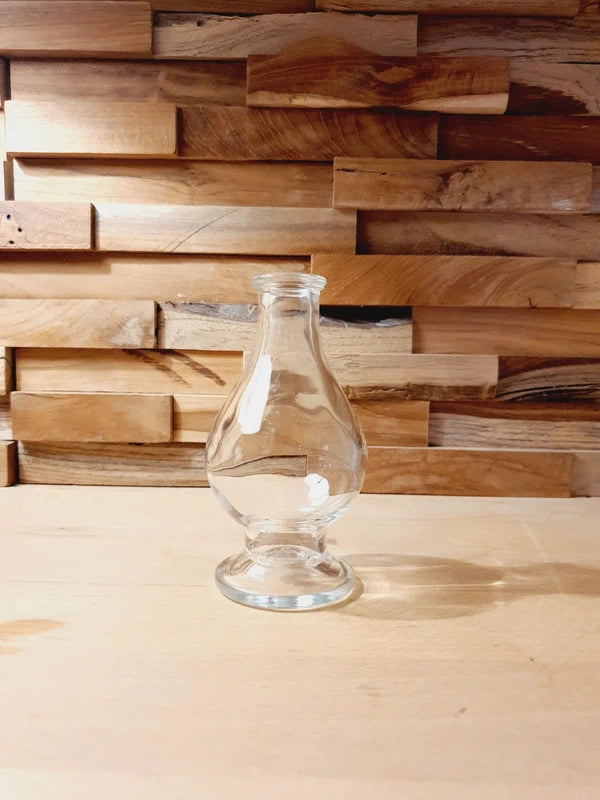 Fiole Apothicaire Verre SHD - Bouchon Rodé Émeri - Pharmacie Années 50/60 - 17cm - LVR