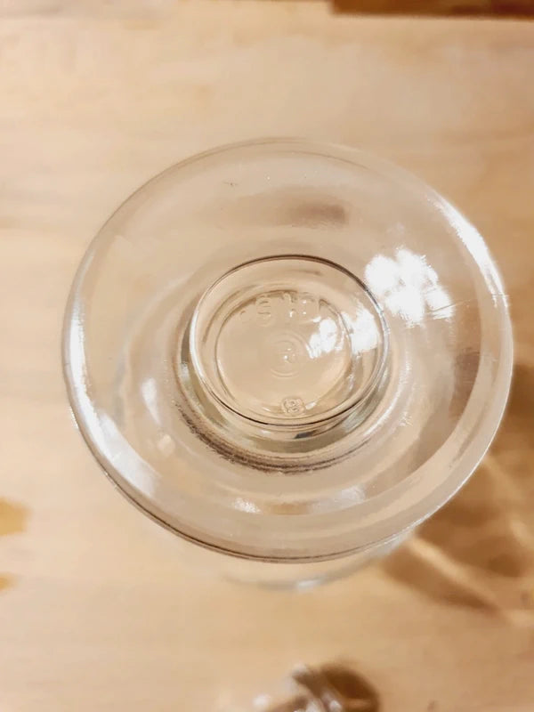 Fiole Apothicaire Verre SHD - Bouchon Rodé Émeri - Pharmacie Années 50/60 - 17cm - LVR