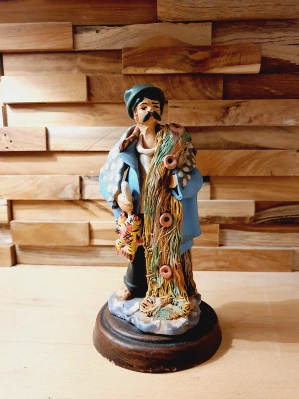 Figurine Marin Pêcheur : L'Âme du Vieux Loup de Mer (Années 60-70) 🎣⚓ - LVR
