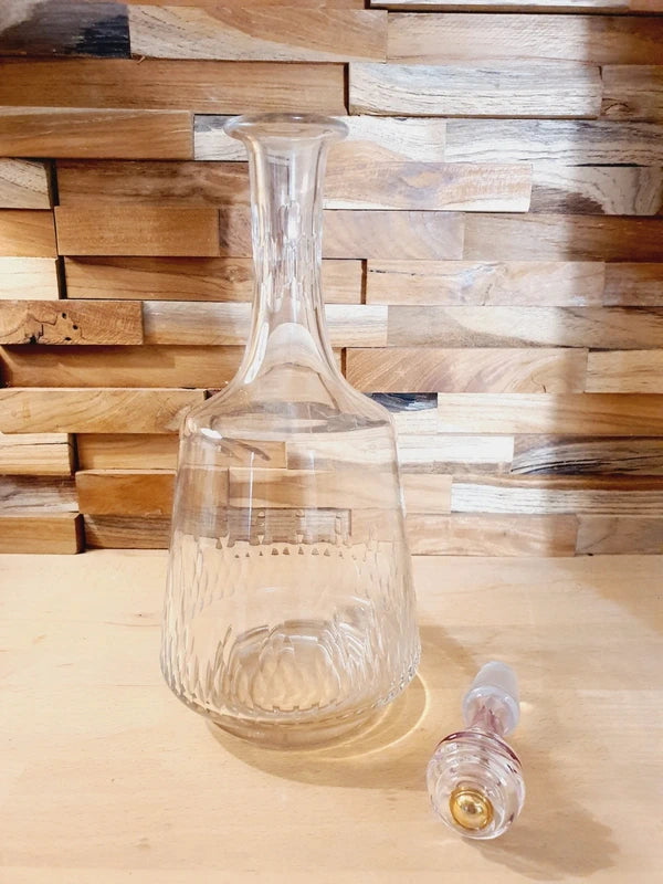 Carafe Prestige & Bouchon Bijou : Style Hollywood Regency (Années 60-70) - LVR