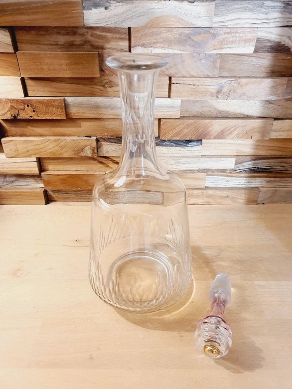 Carafe Prestige & Bouchon Bijou : Style Hollywood Regency (Années 60-70) - LVR