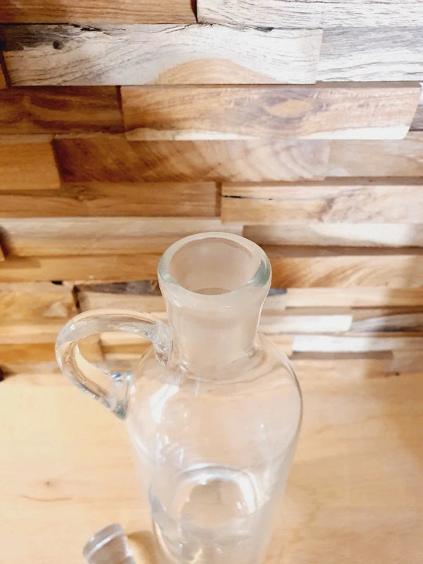 Carafe à Vin Vintage : Vigne en Verre Dépoli et Givré (Années 40-50) 🍇 - LVR