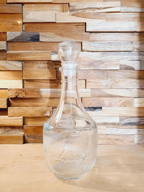 Carafe de Table Vintage : Verre Gravé "France" (Années 50-60) 🇫🇷 - LVR