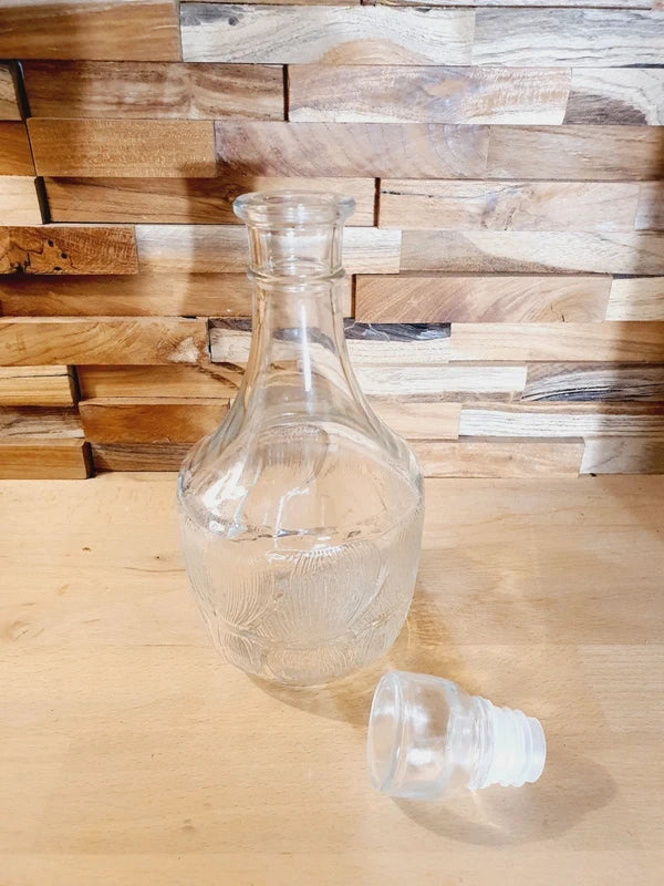 Carafe de Table Vintage : Verre Gravé "France" (Années 50-60) 🇫🇷 - LVR