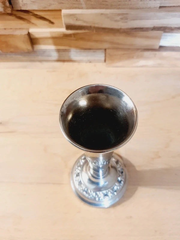 Bougeoir & Soliflore Vintage : Métal Argenté "Ianthe of England" (Années 50-70) 🕯️🇬🇧 - LVR