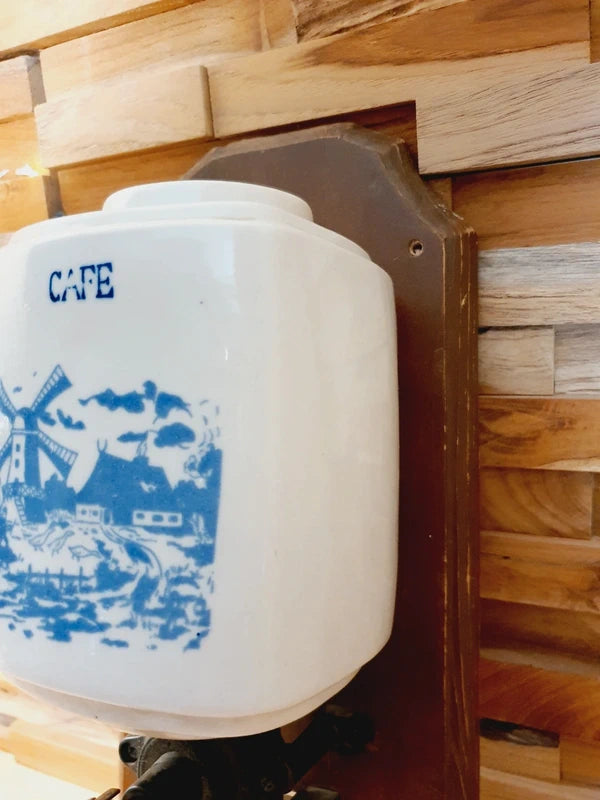 Ancien Moulin à Café Mural : Base Idéale Upcycling et Déco Plantes (Années 50) ☕🌿 - LVR