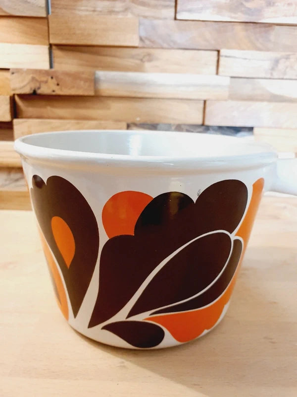 Craquelon Le Creuset "Paon" : L'Icône Pop de la Fondue (Années 60-70) 🇫🇷🧡 - LVR