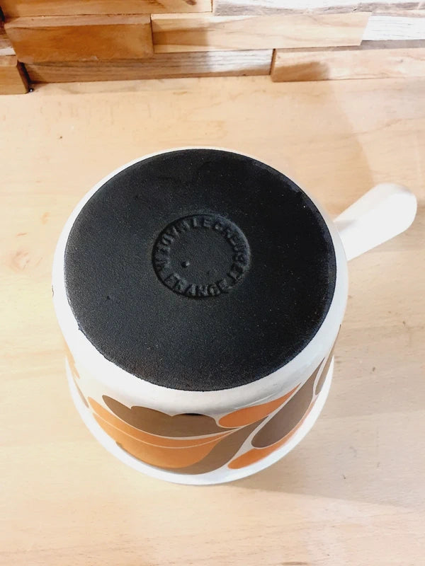Craquelon Le Creuset "Paon" : L'Icône Pop de la Fondue (Années 60-70) 🇫🇷🧡 - LVR