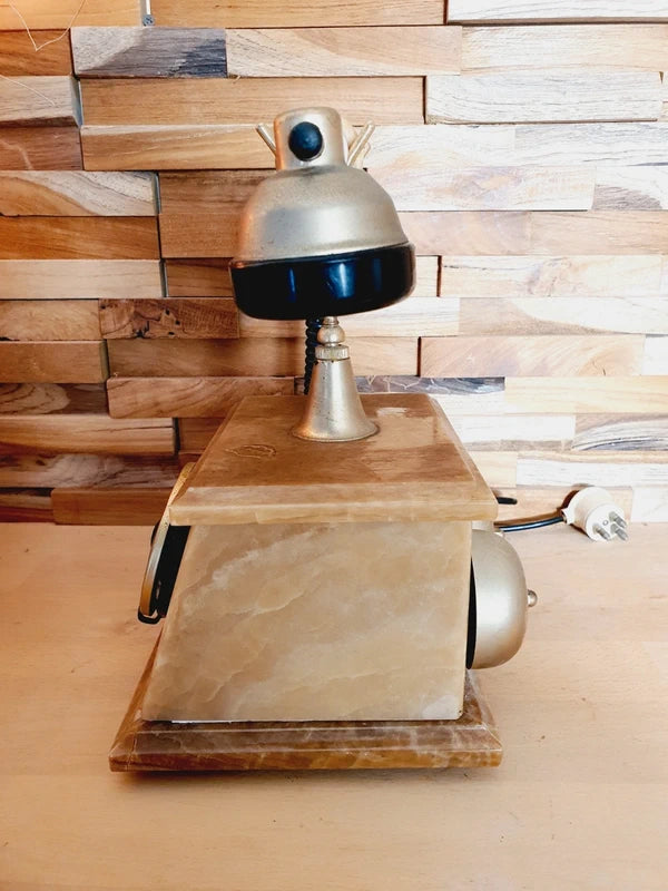 Téléphone de Luxe Italien : Onyx, Marbre & Or 24 Carats (Années 70-80) 🇮🇹💎 - LVR