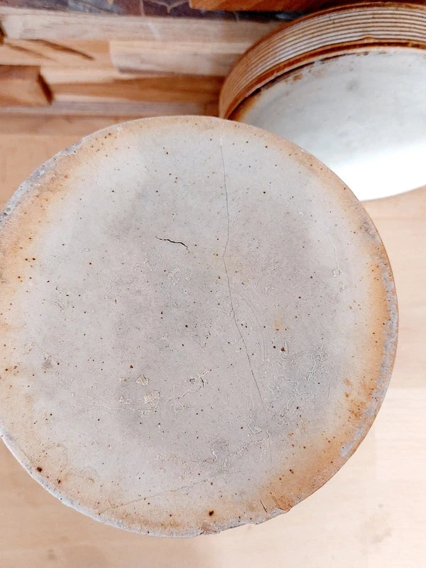 Saloir Ancien en Grès au Sel : Marron Miroir et Esprit Farmhouse (1,4 kg) 🏺🇫🇷 - LVR