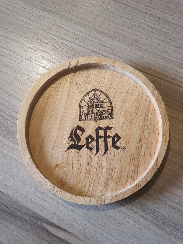 Lot de 6 Sous-Bocks Leffe en Bois : L'Apéro Chic et Authentique (90's) - LVR