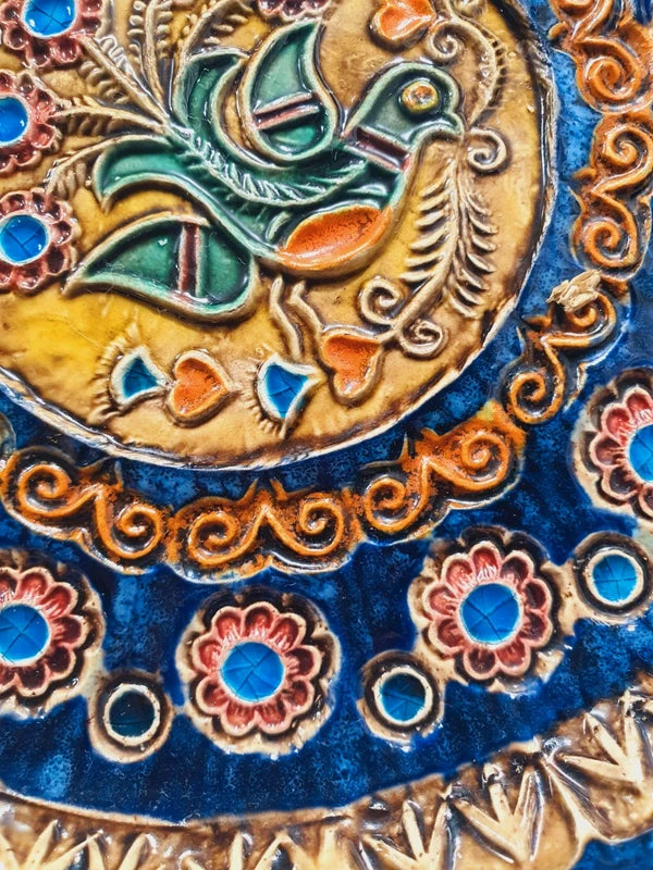 Assiette Jean-Claude Taburet "Atelier du Steir" : L'Art Brut en Couleurs (Années 1960)