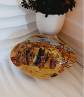 Boîte à Bijoux Vintage style Satsuma en Porcelaine : Scène de Cérémonie Dorée (1970-80)