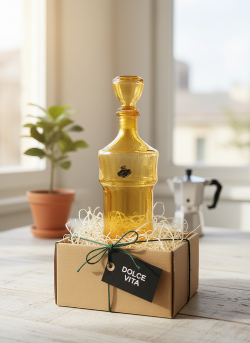 Carafe Hermétique JAY : Design Italien & Jaune Moutarde (60-70's) 🍋🇮🇹 - LVR
