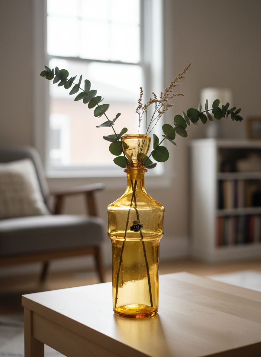 Carafe Hermétique JAY : Design Italien & Jaune Moutarde (60-70's) 🍋🇮🇹 - LVR