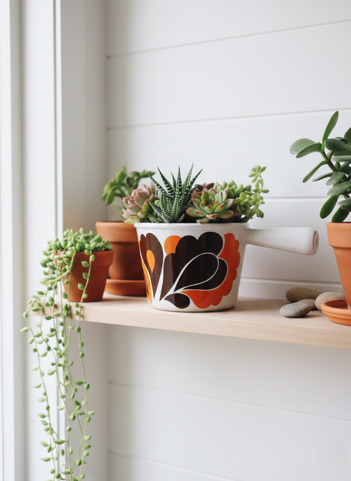 Craquelon Le Creuset "Paon" : L'Icône Pop de la Fondue (Années 60-70) 🇫🇷🧡 - LVR