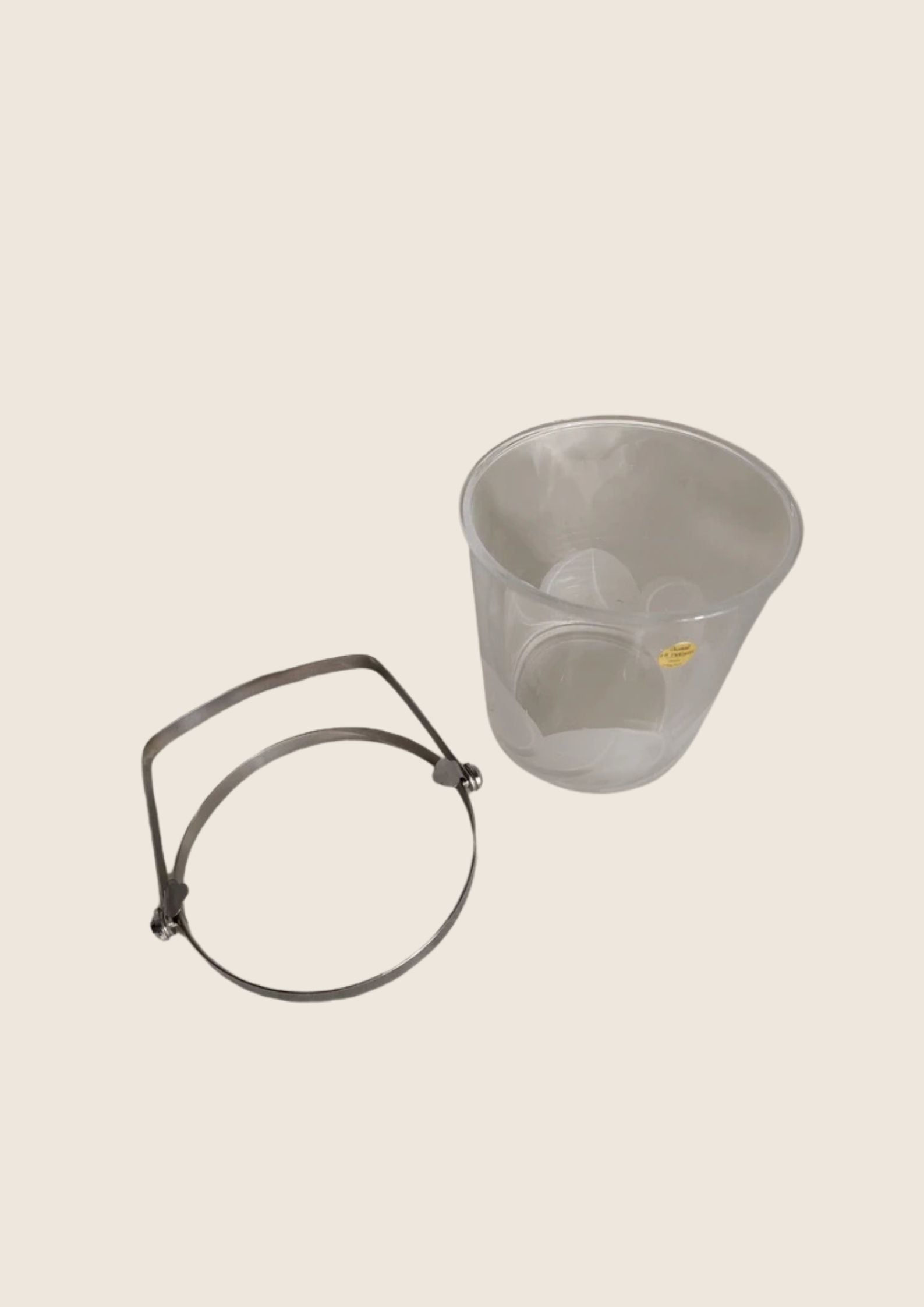Seau à Glaçons JG Durand en Cristal 24% – Motif Feuilles Givré (Vintage 70s) - LVR